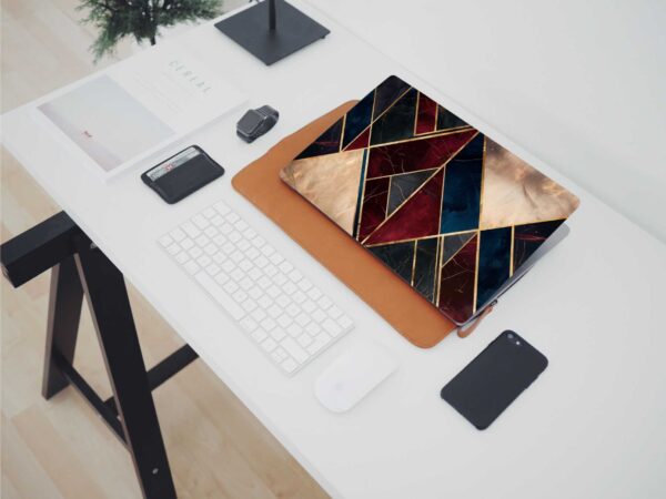 3D Abstract Laptop Skin Stickers for All Laptop Multicolour Size L X H 16 X 11 Inch - Image 3