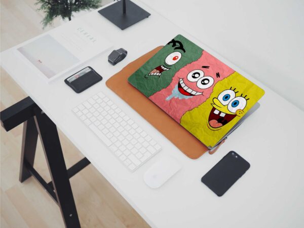 Cartoon Skin Stickers Trending Laptop Skins for Dell Asus Acer HP Lenovo HD Printed Self Adhesive Decal Stickers Vinyl Eco Matte Vinyl, 17.5 inch, Multicolor - Image 2