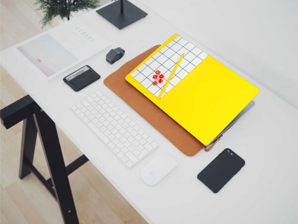 Yellow Laptop Skin Stickers "13 inch" - Image 3