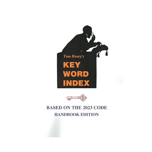 2023 Key Word Index Handbook Edition Based on the 2023 NEC Code by Tom Henry