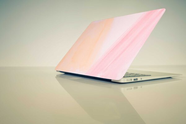 Art Cover Decal Protector Notebook PC (Pink Marble) Laptop Sticker