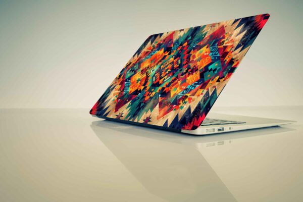 decorative skin Colourful Vinyl Laptop Skin/Sticker/Cover/Decal Compatible for 15.6 Inches