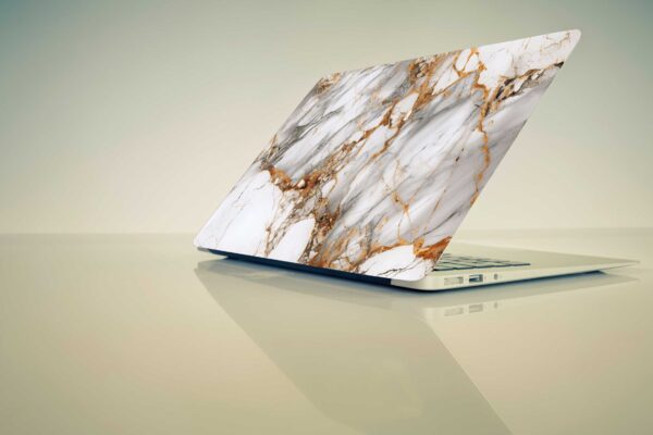 Marble Look Top+Wrist Pad Vinyl Laptop Skin/Sticker/Cover for Laptop