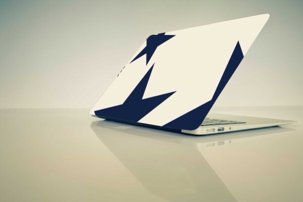 Stars Navy Blue Laptop Skin Stickers for Dell Asus Acer HP Lenovo Cover