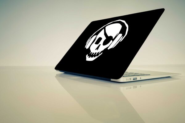 Skin Sticker Decal Laptop Skin Sticker for Skull Headphone