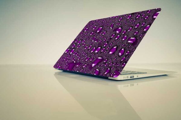 Laptop Skin Purple Stickers for Dell Asus Acer HP Lenovo Bubble Free HD Quality Decal Sticker  (15.5x10.5 inches)