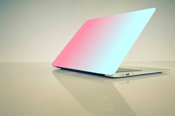 Gradient Wallpaper Laptop Pink Sky Stickers For 13.3 14.1 15.6 inch HP Dell Lenovo