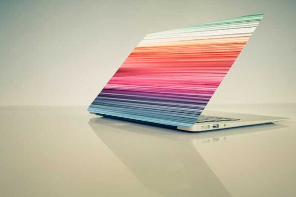 Laptop Skin - Multi Color & Wallpaper 13.3 14.1 15.6 inch HP Dell Lenovo