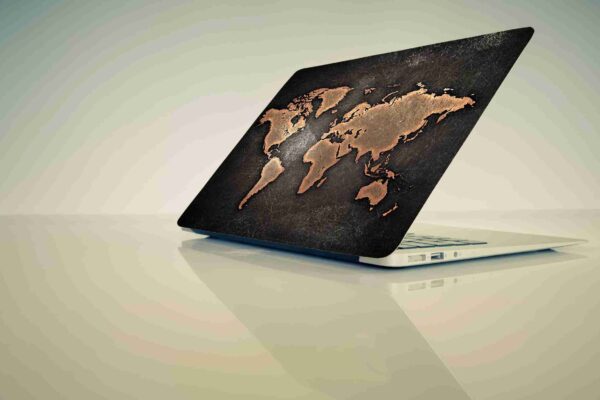 World Map Laptop Skin (14", Design 7)