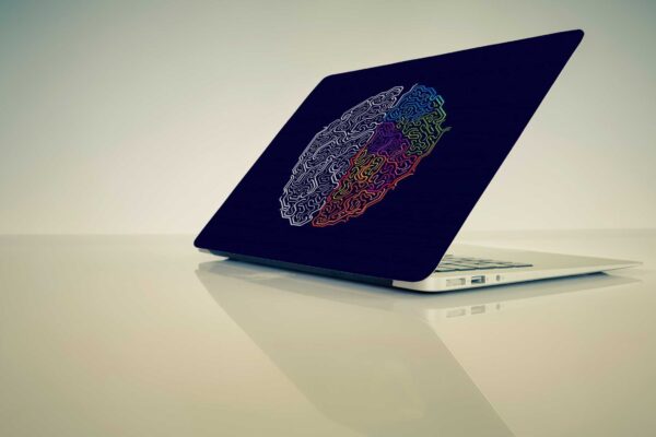 Brain World Vinyl Decal/Skin/Sticker with Lamination for Laptop Size of 15.6 inch Scratch Protection & New Look to Your Laptop