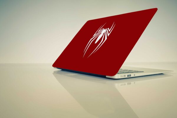 red spider logo Premium Vinyl (matte) Laptop Decal 15.6 inch VINYL Laptop Decal 15.6